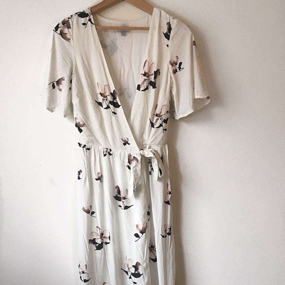 Tobi Floral Wrap Maxi Dress